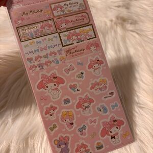 Sanrio My Melody Sticker Collection - White and Pink